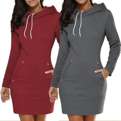 Abrigo Casual Para Mujer Chaqueta De Moda Con Capucha Chamarras Saco De Frio - Picture 17 of 29