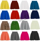 GIRLS SKATER SKIRT PLAIN FLARED SCHOOL UNIFORM BALLET DANCE SHORT MINI SKIRT TAP