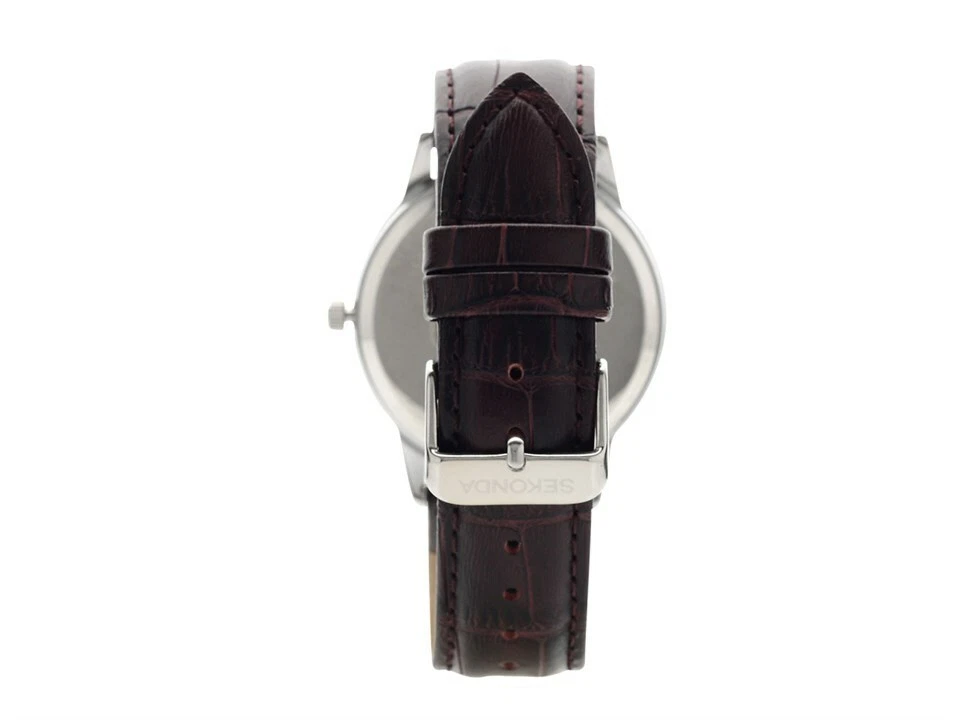 Sekonda Classic Blue Dial Brown Leather Strap Gents 1662 eBay