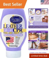 Professional Grade Leather Cleaner & Conditioner for Furniture, Shoes, and More