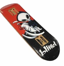 Vintage Tech Deck Fingerboard (Board Only) Blind Grim Reaper Toy Skateboard