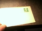 POSTCARD PRESTAMPED GREEN LINCOLN  5 CENT    BOX166 — photo 1