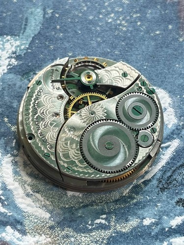 Elgin pocket watch movement 12s - Picture 4 of 5