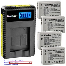 Kastar Battery LCD USB Charger for Canon NB-10L CB-2LC Canon PowerShot G1 X