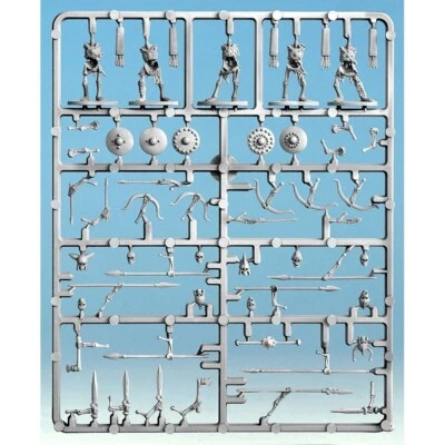 28mm Skeleton Infantry Single Sprue With Bases Oathmark