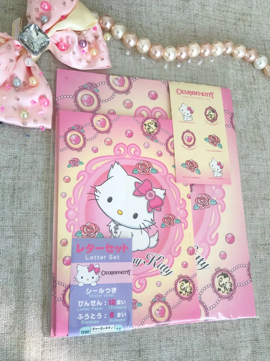 Sanrio Hello Kitty Letter Envelop Sticker Set CHARMMY KITTY JEWEL