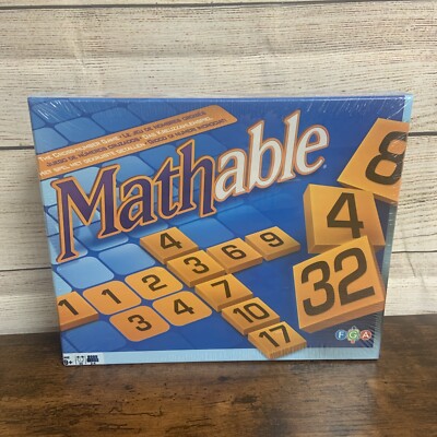 Mathable NEW Mathable Deluxe Board Game Family Games America Sealed Math Numbers ...