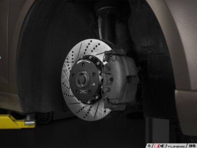 ECS リア用2枚　V4 Cross Drilled Brake Rotors ECS - Front Cross-Drilled & Slotted 2-Piece Brake Rotors