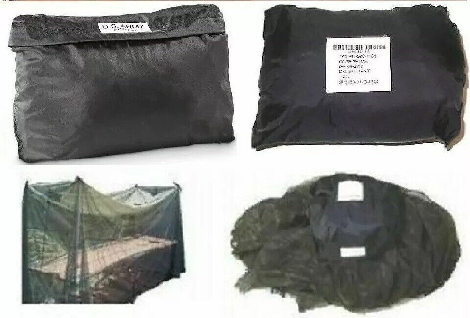 US MILITARY ARMY SKEETA-TENT INSECT NET MOSQUITO NO SEEUM MESH COT 