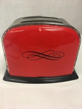 Toy toaster Metal VINTAGE mid century works