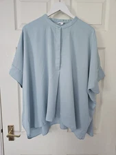 Cos Oversized Top Blouse Size Large P2P 34" Boxy Relaxed Lagenlook Lyocell