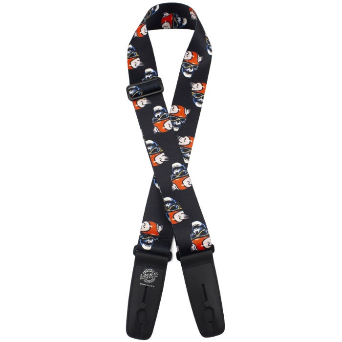 Lock-It Poly Plush Series Guitar Strap 2 Wide - Cafe Racer 5590₽