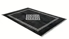 160x230cm Black Rugs With Non Slip Rubber Backing