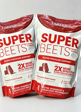 2 Pack HumanN - SUPER BEETS Heart Chews, Pomegranate, 60 Count, FREE SHIP