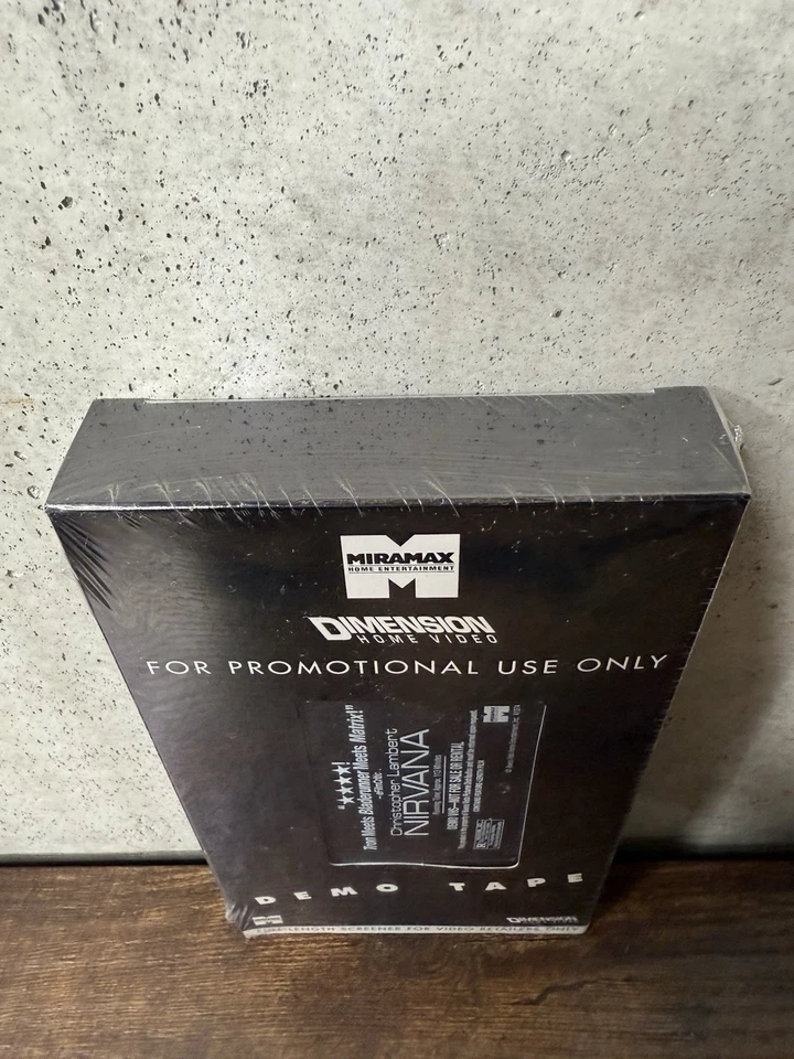 Nirvana VHS Promo Screener MEGA RARE Christopher Lambert Cult Classic Sealed - Image 4 of 4