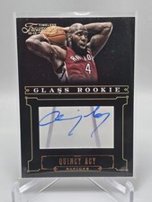 2012-13 Panini Timeless Treasures - Glass Rookie Autographs Quincy Acy #231 /499