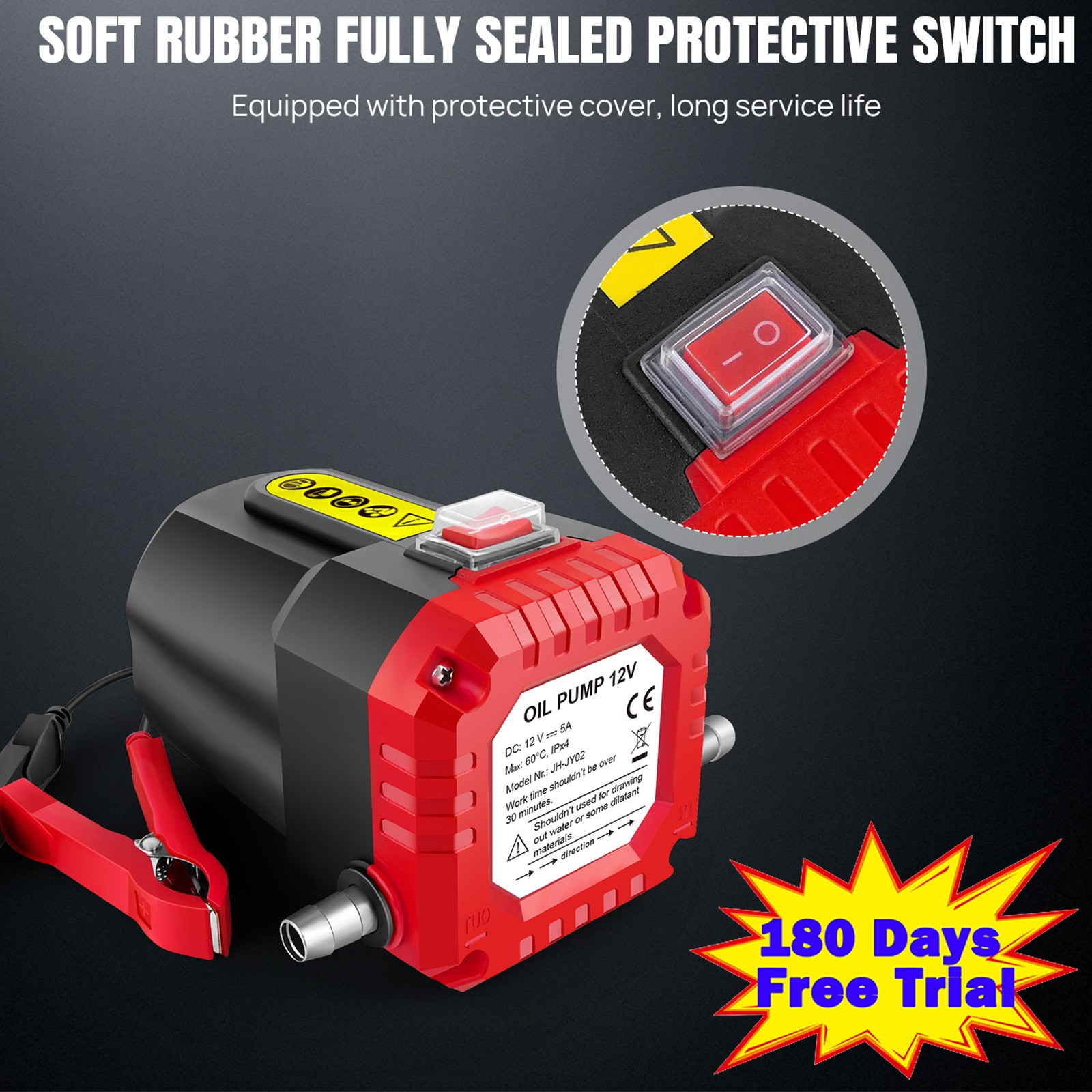 Electric Car Diesel Engine Oil Change Transfer Extractor Suction Syphon PUMP 12V