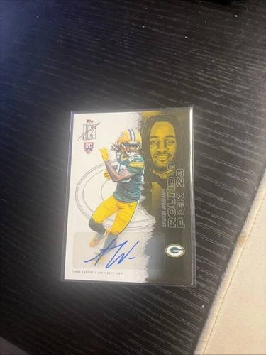2025 Topps Signature Savion Williams Rookie Class Autographs (RAW)