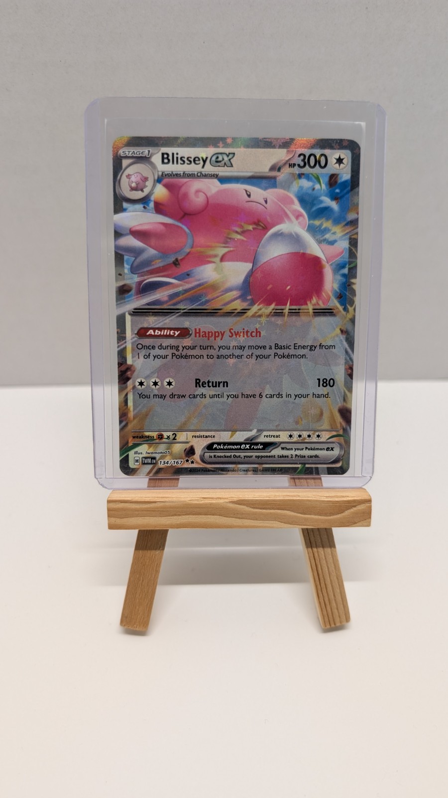 Pokémon TCG, Blissey Ex 134/167 - Twilight Masquerade