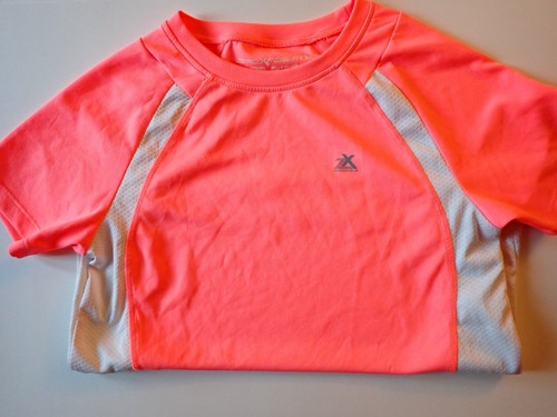 Girls Rash Guard Zero Xposur XL 16 Extra Short Sleeve Orange Swimwear Top Summer - Picture 2 of 18
