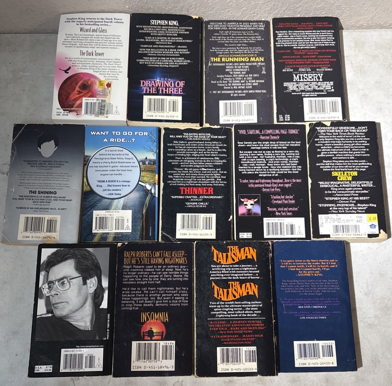 Signet Paperbacks HUGE Lot: 31 Stephen King 1st Edition Paperbacks, Vintage Signet ...