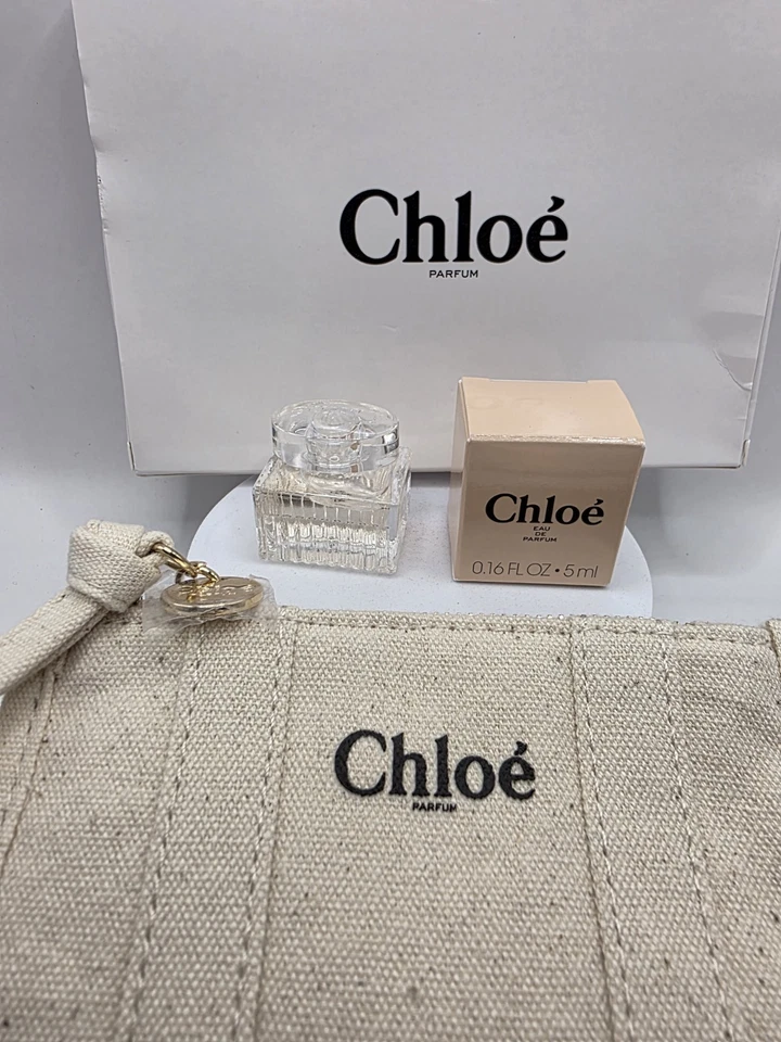 Perfume para mujer Chloe by Chloe EDP 5 ml y bolsa pequeña nuevo en caja tamaño de viaje Foto 2 de 3
