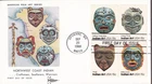 Northwest Indian Masks FDC, Gill Craft, 1834-1837