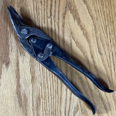 Vintage Wiss Tin Snips M1 Metal Master Cuts Right Newark New Jersey