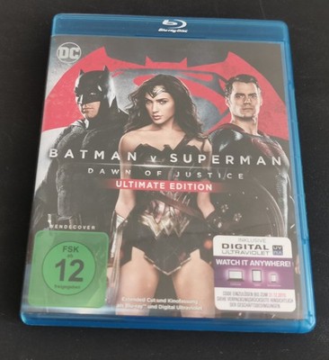 Blu-Ray DC Batman vs Superman Dawn Of Justice Ultimate Edition