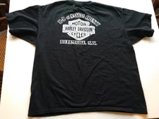 HARLEY DAVIDSON MOTORCYCLE NASSAU COUNTY NY T-SHIRT  ULTIMATE AIR DOGS SIZE 2XL