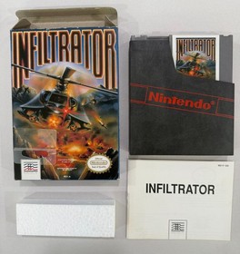 Nintendo NES - Lotto 2 giochi in scatola - Infiltrator, Silent Service - testati/funzionanti