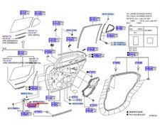 Porte arrière et accessoires Toyota CAMRY