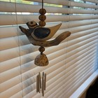 Vintage 1979 Signed Hazel Olsen Bird and Driftwood Wind Chime