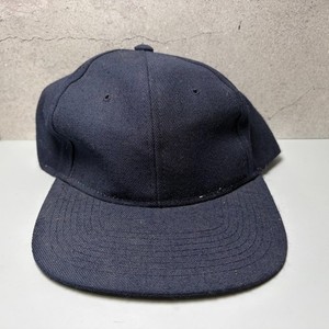 VTG Trucker Hat Snapback Cap 100% Wool Blank Blue Bangladesh New NOS