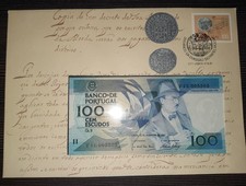 Portugal 100 Escudos 1987 P. 179c Serial FIL 00 - Paper Money Commemorative
