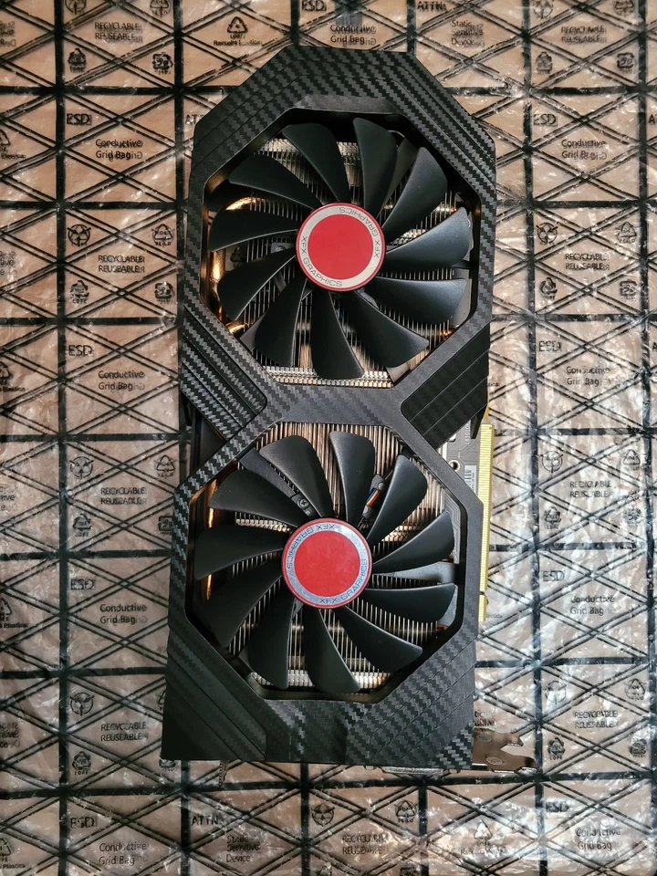 XFX AMD Radeon RX 590 Fatboy 8GB GDDR5 PC Gaming Graphics Card | Expertly Tested - Image 2 of 4