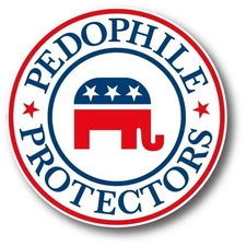 ANTI TRUMP Anti Republican GOP Outdoor Safe Election Bumper Sticker