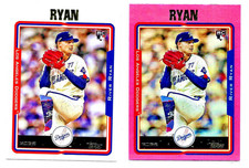 (2) 2025 Topps Archives River Ryan RC's  #210 Base + Pink Foilboard LA Dodgers
