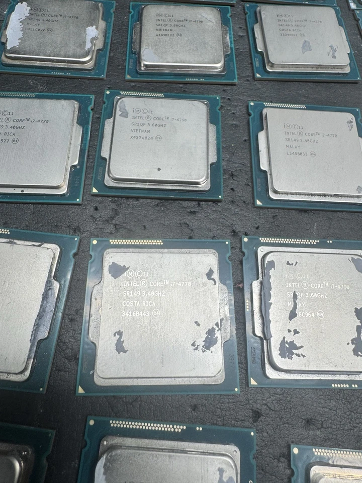 Procesador CPU I7-4770 479 3,40 GHz cuatro núcleos Haswell SR149 LGA 1150 30 un. Foto 4 de 4