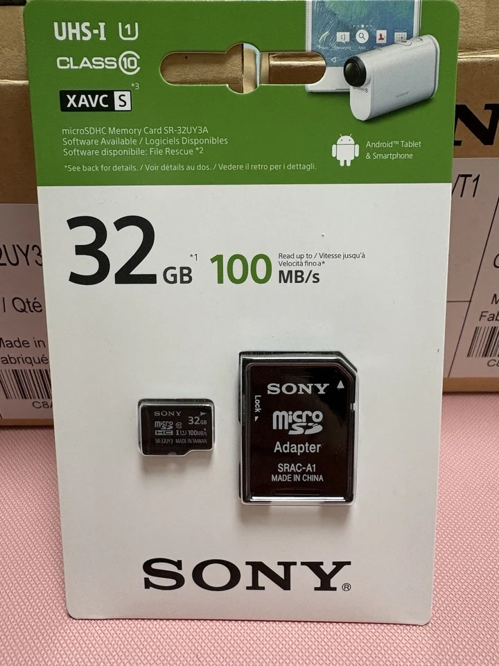 Sony Official 32gb Micro Memory Card Job Lot Of 18 All Brand New And Sealed - Image 2 of 4