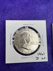 1961 D Franklin Half Dollar (2) Uncirculated — photo 2