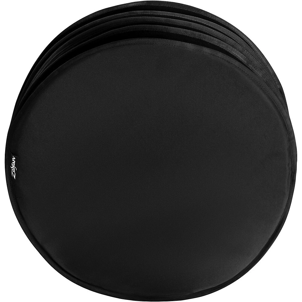 Estuche Para Platillos Zildjian Gigging 22" Negro - Funda Impermeable, Capacidad Para 8-10 Platillos