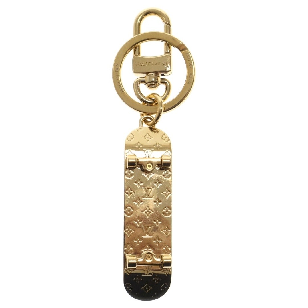 LOUIS VUITTON key chain LV skateboard M02187 gold Used