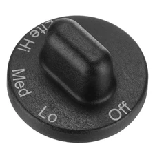  70064Range Control Stove Knob Locks Replacement Part, 23/64 Inch ID Black 1