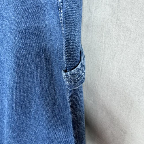 Pantalones de mezclilla Steve & Barrys Carpenter para hombre 40x32 azules holgados pierna ancha nuevos con etiquetas stock muerto - Imagen 8 de 15