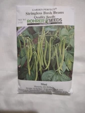 GARDEN PERFECT STRINGLESS BUSH BEANS 2 Oz Maxi