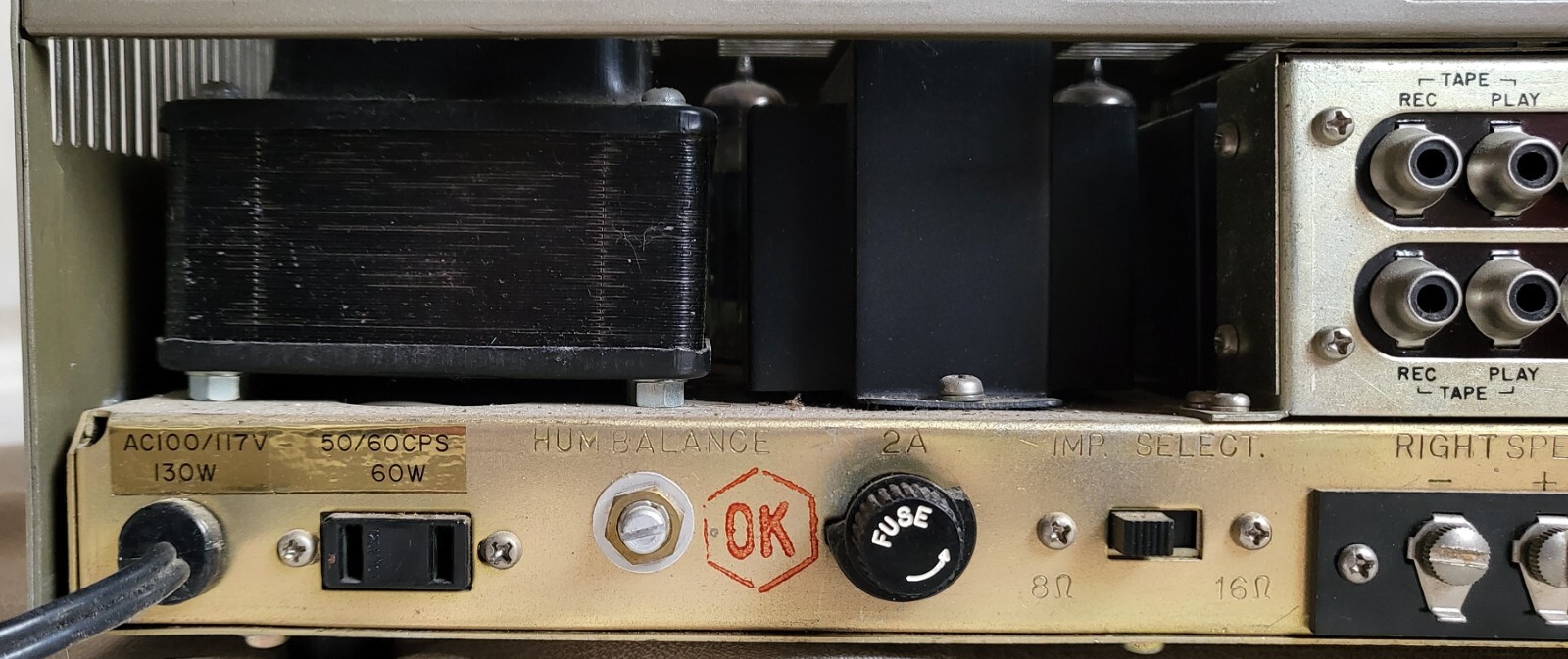 KENWOOD TRIO W41 HI FI Stereo Tube Amplifier NOT TESTED, FOR PARTS