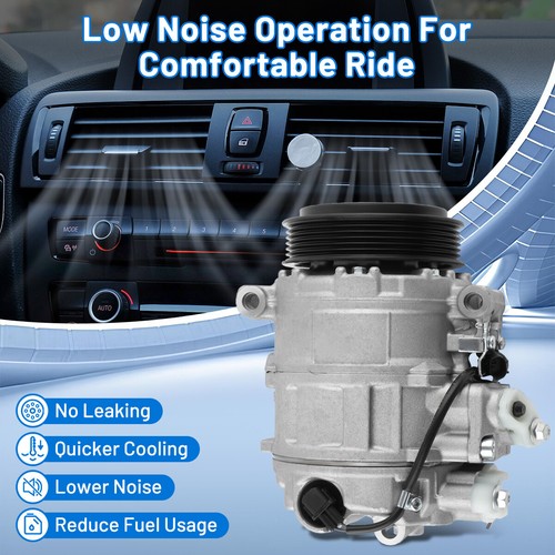 Compresor de aire acondicionado con embrague 0002306511 apto para Mercedes-Benz C300 2008-12 3,0 L V6 - Imagen 5 de 12