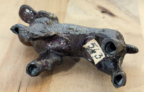 Vintage Cast Metal Cocker Spaniel Figurine w Collection Catalog Number, 2"h, 3"l - Picture 5 of 6