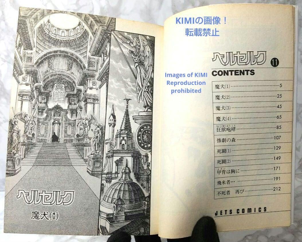 Rare 1st Edition 1st Printing Berserk(Comic Manga) 11 Book Rare 1st Edition 1st Printing Berserk(Comic Manga) 11 Book